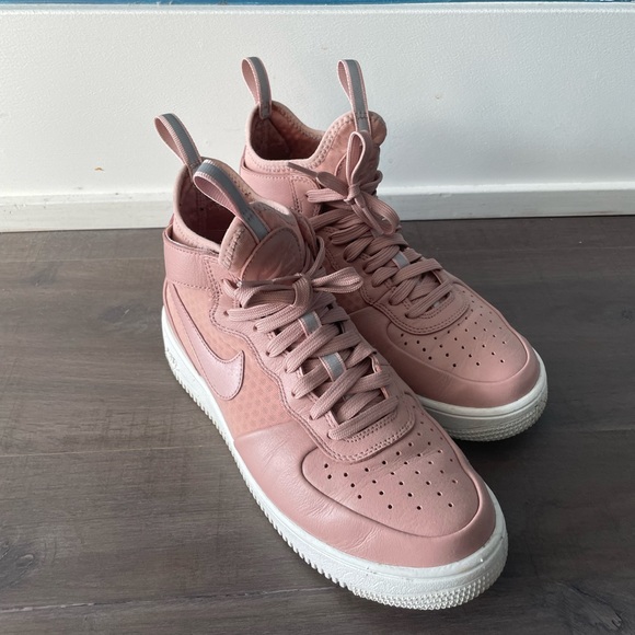 Nike Shoes - Nike Air Force 1 ultra force mid particle pink